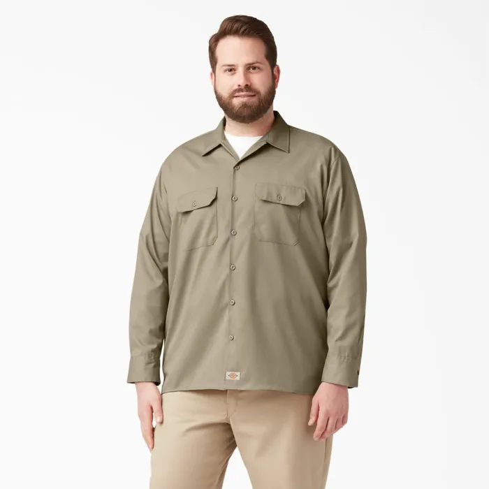 Dickies Long Sleeve Work Shirts Relaxed Fit Long Sleeve Work Shirt Desert Sand Desert Sand ds 8211 Men Dickies Long Sleeve Work Shirts Relaxed Fit Long Sleeve Work Shirt Desert Sand Desert Sand ds 8211 Men