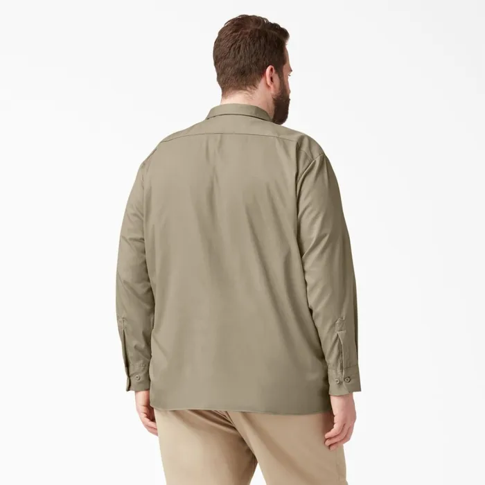 Dickies Long Sleeve Work Shirts Relaxed Fit Long Sleeve Work Shirt Desert Sand Desert Sand ds 8211 Men Dickies Long Sleeve Work Shirts Relaxed Fit Long Sleeve Work Shirt Desert Sand Desert Sand ds 8211 Men