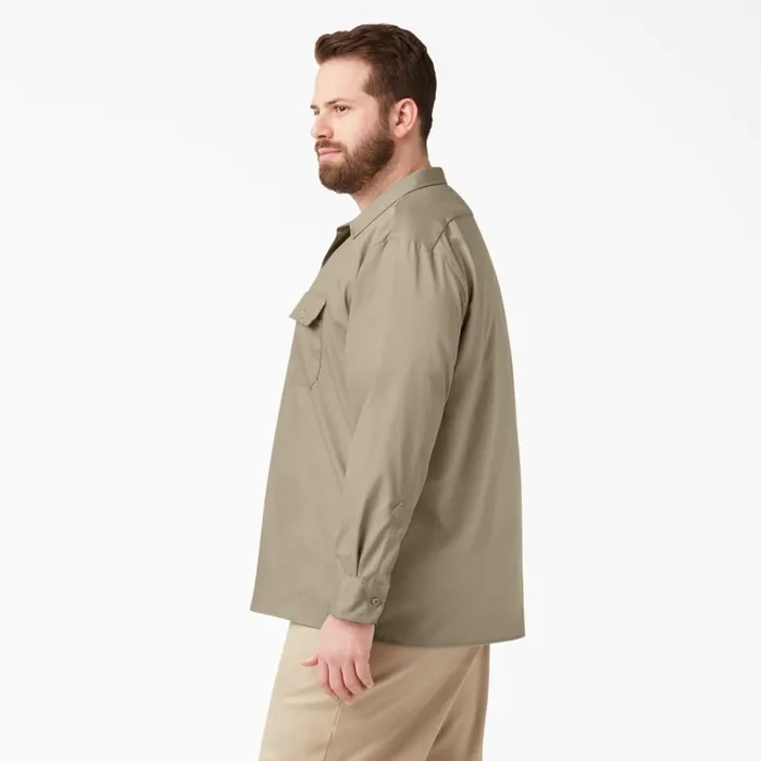 Dickies Long Sleeve Work Shirts Relaxed Fit Long Sleeve Work Shirt Desert Sand Desert Sand ds 8211 Men Dickies Long Sleeve Work Shirts Relaxed Fit Long Sleeve Work Shirt Desert Sand Desert Sand ds 8211 Men
