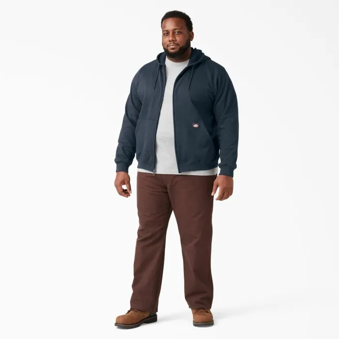 Dickies Outerwear Midweight Fleece Zip Hoodie Dark Navy Dark Navy dn 8211 Men Dickies Outerwear Midweight Fleece Zip Hoodie Dark Navy Dark Navy dn 8211 Men