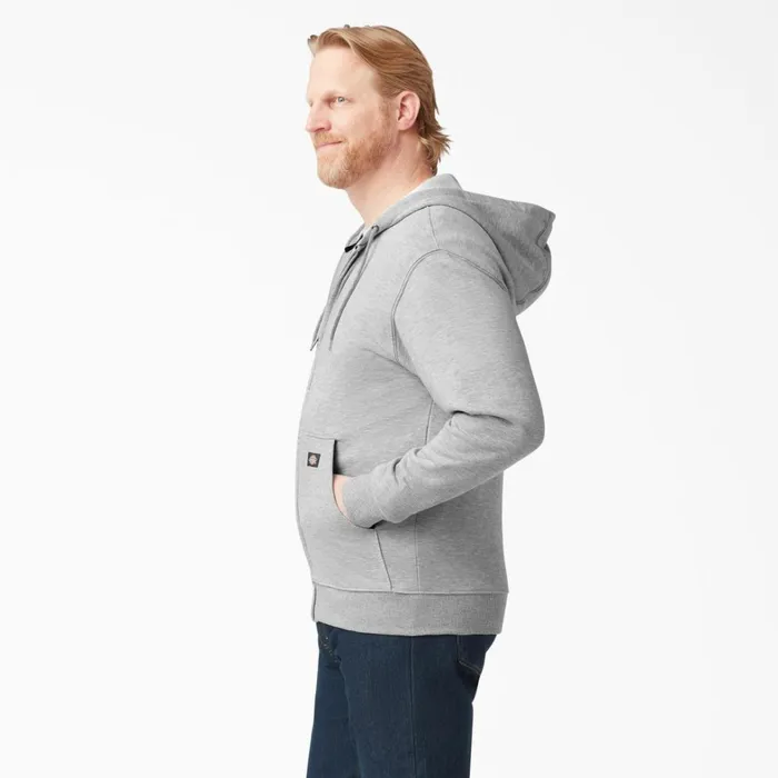 Dickies Outerwear Midweight Fleece Zip Hoodie Heather Gray Heather Gray hg 8211 Men Dickies Outerwear Midweight Fleece Zip Hoodie Heather Gray Heather Gray hg 8211 Men