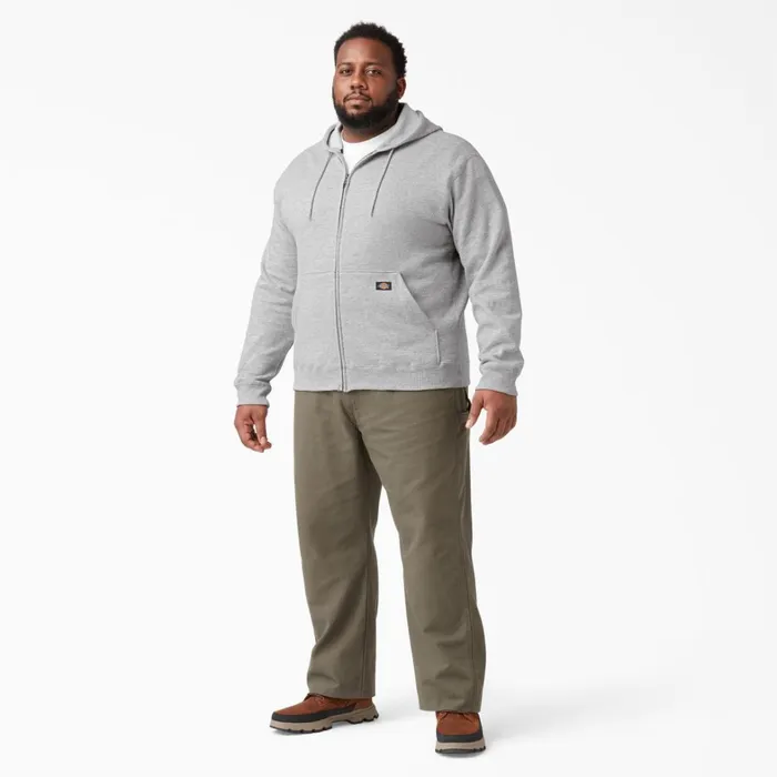 Dickies Outerwear Midweight Fleece Zip Hoodie Heather Gray Heather Gray hg 8211 Men Dickies Outerwear Midweight Fleece Zip Hoodie Heather Gray Heather Gray hg 8211 Men