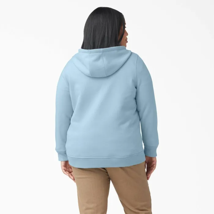 Dickies Outerwear Women039s Plus Heavyweight FullZip Hoodie Clear Blue Clear Blue eu 8211 Women Dickies Outerwear Women039s Plus Heavyweight FullZip Hoodie Clear Blue Clear Blue eu 8211 Women