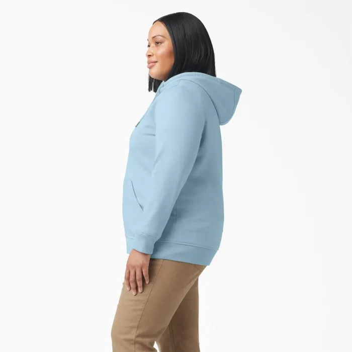 Dickies Outerwear Women039s Plus Heavyweight FullZip Hoodie Clear Blue Clear Blue eu 8211 Women Dickies Outerwear Women039s Plus Heavyweight FullZip Hoodie Clear Blue Clear Blue eu 8211 Women