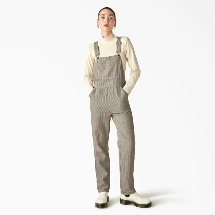 Dickies Overalls Womens Regular Fit Hickory Stripe Bib Overalls Imperial Green Hickory Stripe Imperial Green Hickory Stripe mgh 8211 Women Dickies Overalls Womens Regular Fit Hickory Stripe Bib Overalls Imperial Green Hickory Stripe Imperial Green Hickory Stripe mgh 8211 Women