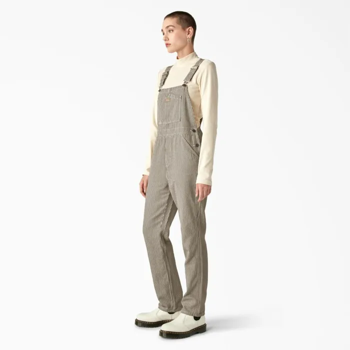 Dickies Overalls Womens Regular Fit Hickory Stripe Bib Overalls Imperial Green Hickory Stripe Imperial Green Hickory Stripe mgh 8211 Women Dickies Overalls Womens Regular Fit Hickory Stripe Bib Overalls Imperial Green Hickory Stripe Imperial Green Hickory Stripe mgh 8211 Women