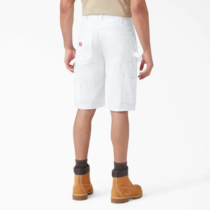 Dickies Painters FLEX Relaxed Fit Utility Painter039s Shorts 11034 White White wh 8211 Men Dickies Painters FLEX Relaxed Fit Utility Painter039s Shorts 11034 White White wh 8211 Men