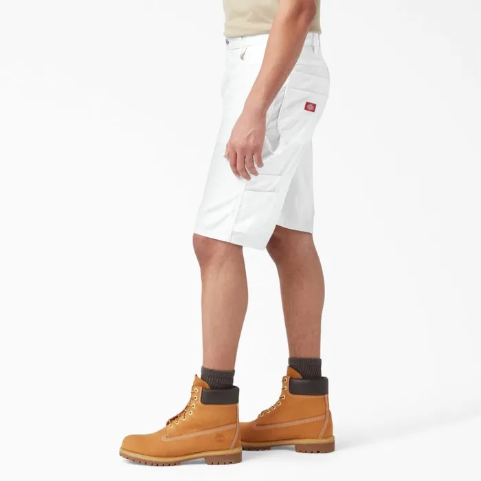 Dickies Painters FLEX Relaxed Fit Utility Painter039s Shorts 11034 White White wh 8211 Men Dickies Painters FLEX Relaxed Fit Utility Painter039s Shorts 11034 White White wh 8211 Men