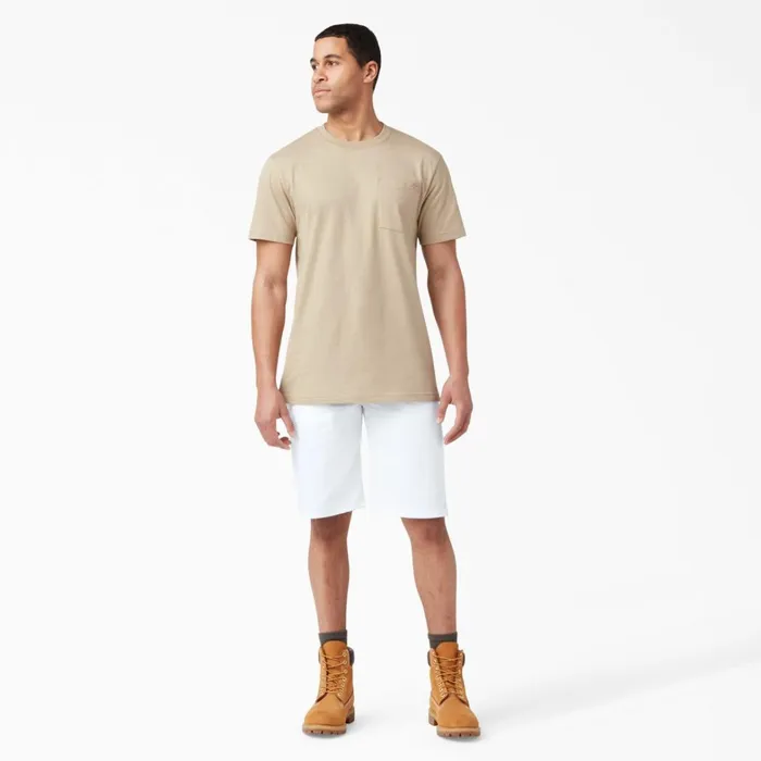 Dickies Painters FLEX Relaxed Fit Utility Painter039s Shorts 11034 White White wh 8211 Men Dickies Painters FLEX Relaxed Fit Utility Painter039s Shorts 11034 White White wh 8211 Men
