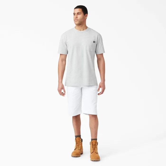 Dickies Painters FLEX Relaxed Fit Utility Painter039s Shorts 13034 White White wh 8211 Men Dickies Painters FLEX Relaxed Fit Utility Painter039s Shorts 13034 White White wh 8211 Men