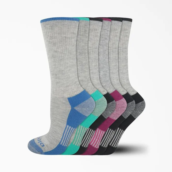Dickies Socks Women039s Moisture Control Crew Socks Size 69 6Pack Gray Gray gy 8211 Women Dickies Socks Women039s Moisture Control Crew Socks Size 69 6Pack Gray Gray gy 8211 Women