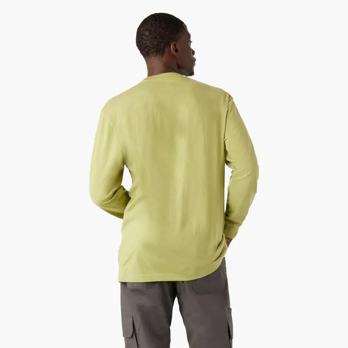 Dickies TShirts Long Sleeve Heavyweight Logo TShirt Fern Heather Fern Heather f2h 8211 Men Dickies TShirts Long Sleeve Heavyweight Logo TShirt Fern Heather Fern Heather f2h 8211 Men