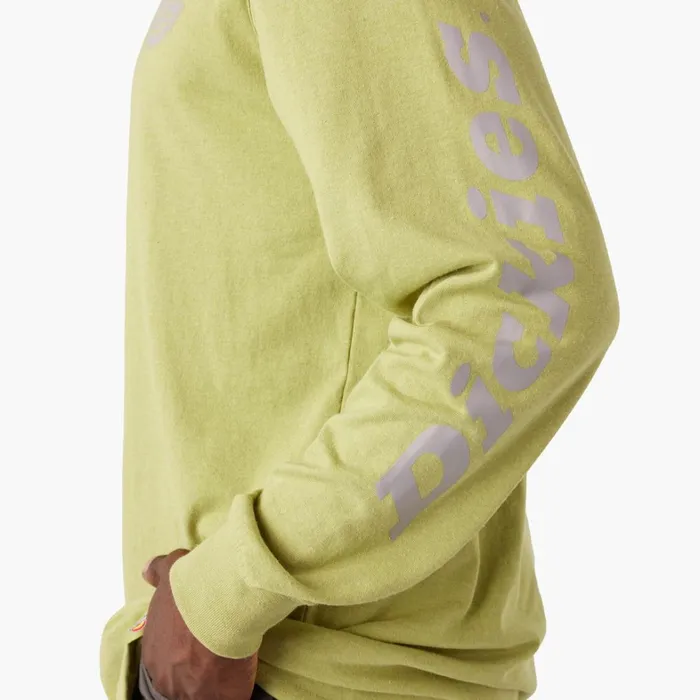Dickies TShirts Long Sleeve Heavyweight Logo TShirt Fern Heather Fern Heather f2h 8211 Men Dickies TShirts Long Sleeve Heavyweight Logo TShirt Fern Heather Fern Heather f2h 8211 Men