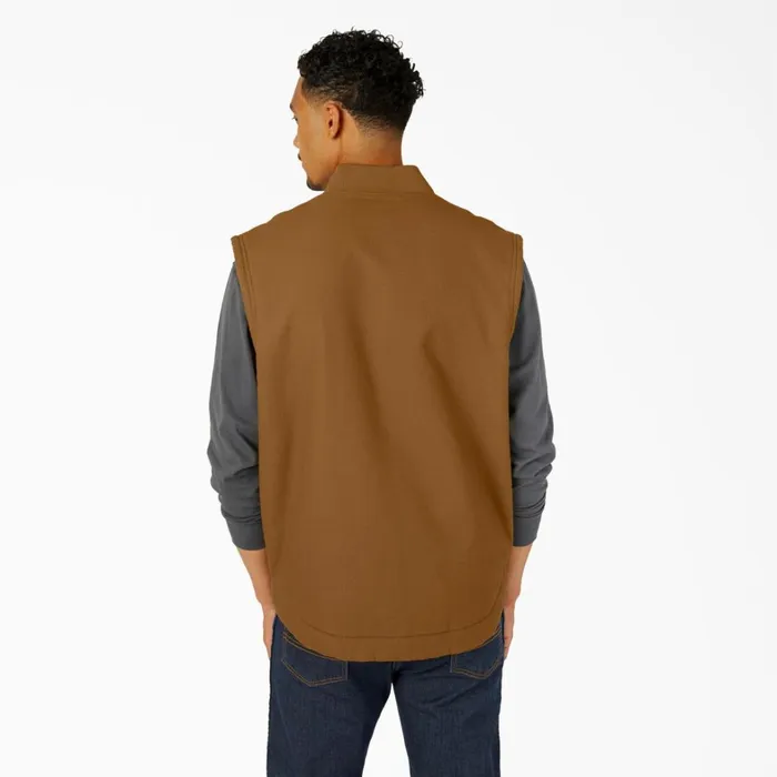 Dickies Vests High Pile Fleece Lined Duck Vest Rinsed Brown Duck Rinsed Brown Duck rbd 8211 Men Dickies Vests High Pile Fleece Lined Duck Vest Rinsed Brown Duck Rinsed Brown Duck rbd 8211 Men