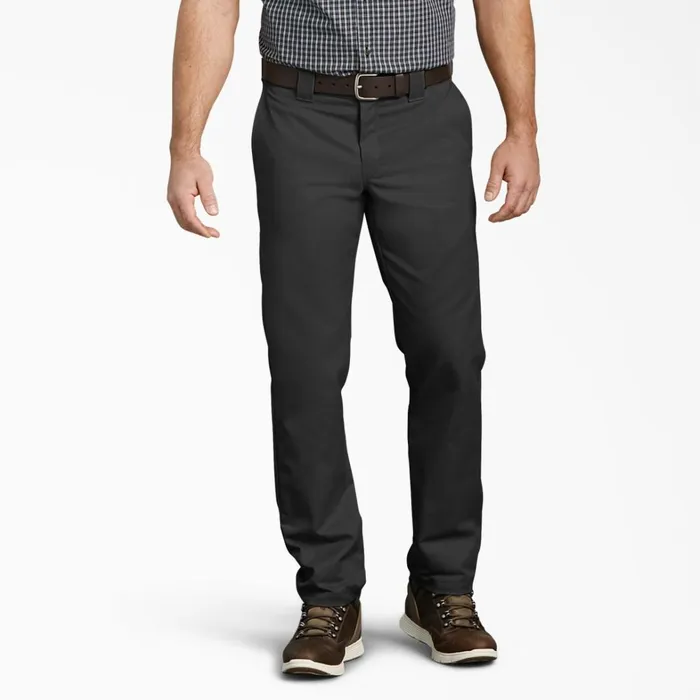 Dickies Work Pants Slim Fit Tapered Leg MultiUse Pocket Work Pants Black Black bk 8211 Men Dickies Work Pants Slim Fit Tapered Leg MultiUse Pocket Work Pants Black Black bk 8211 Men