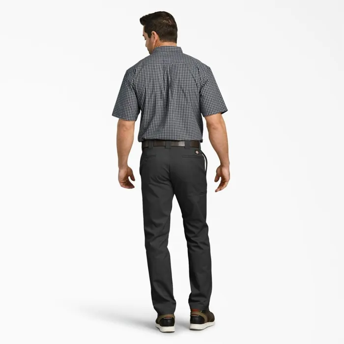 Dickies Work Pants Slim Fit Tapered Leg MultiUse Pocket Work Pants Black Black bk 8211 Men Dickies Work Pants Slim Fit Tapered Leg MultiUse Pocket Work Pants Black Black bk 8211 Men