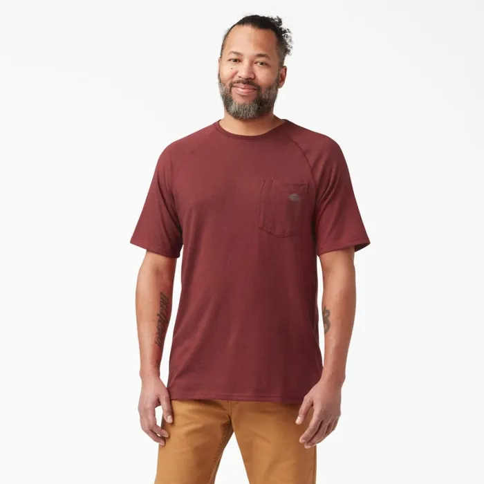 Dickies Work Shirts Cooling Short Sleeve Pocket TShirt Cane Red Cane Red cn 8211 Men Dickies Work Shirts Cooling Short Sleeve Pocket TShirt Cane Red Cane Red cn 8211 Men