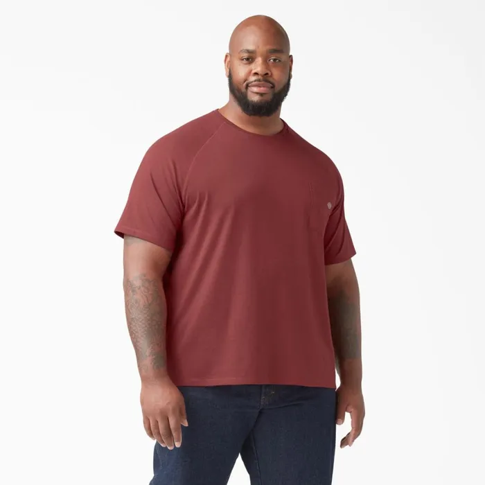 Dickies Work Shirts Cooling Short Sleeve Pocket TShirt Cane Red Cane Red cn 8211 Men Dickies Work Shirts Cooling Short Sleeve Pocket TShirt Cane Red Cane Red cn 8211 Men