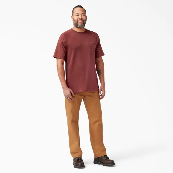 Dickies Work Shirts Cooling Short Sleeve Pocket TShirt Cane Red Cane Red cn 8211 Men Dickies Work Shirts Cooling Short Sleeve Pocket TShirt Cane Red Cane Red cn 8211 Men