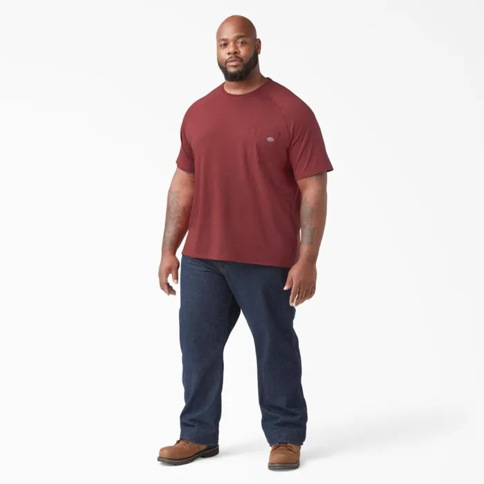 Dickies Work Shirts Cooling Short Sleeve Pocket TShirt Cane Red Cane Red cn 8211 Men Dickies Work Shirts Cooling Short Sleeve Pocket TShirt Cane Red Cane Red cn 8211 Men