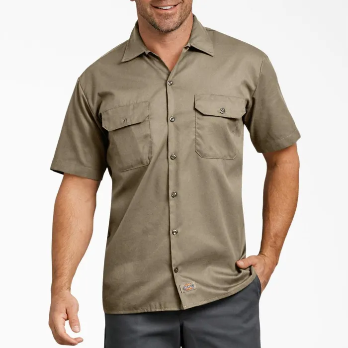 Dickies Work Shirts Relaxed Fit Short Sleeve Work Shirt Desert Sand Desert Sand ds 8211 Men Dickies Work Shirts Relaxed Fit Short Sleeve Work Shirt Desert Sand Desert Sand ds 8211 Men