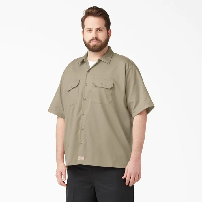 Dickies Work Shirts Relaxed Fit Short Sleeve Work Shirt Desert Sand Desert Sand ds 8211 Men Dickies Work Shirts Relaxed Fit Short Sleeve Work Shirt Desert Sand Desert Sand ds 8211 Men