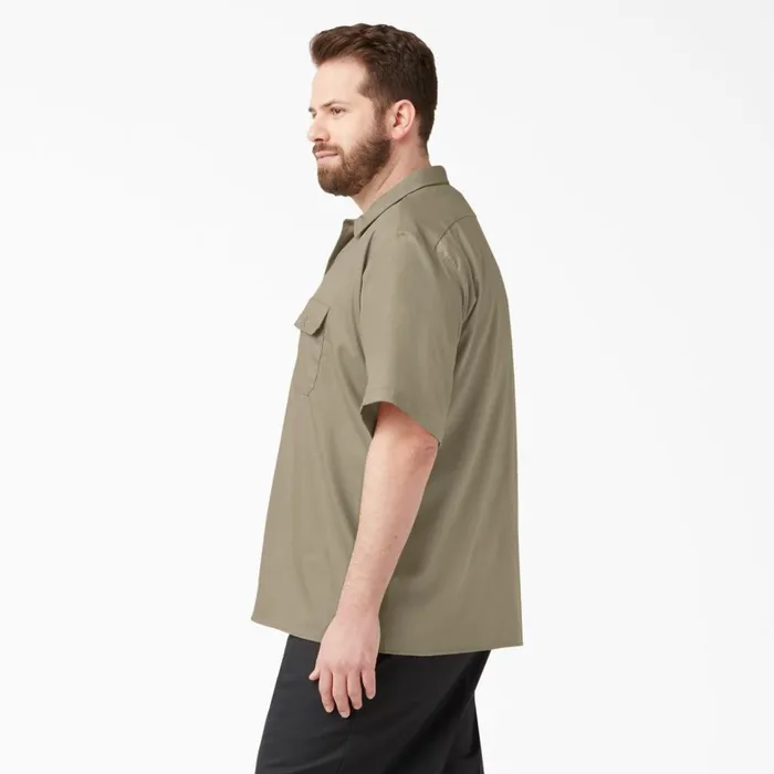 Dickies Work Shirts Relaxed Fit Short Sleeve Work Shirt Desert Sand Desert Sand ds 8211 Men Dickies Work Shirts Relaxed Fit Short Sleeve Work Shirt Desert Sand Desert Sand ds 8211 Men