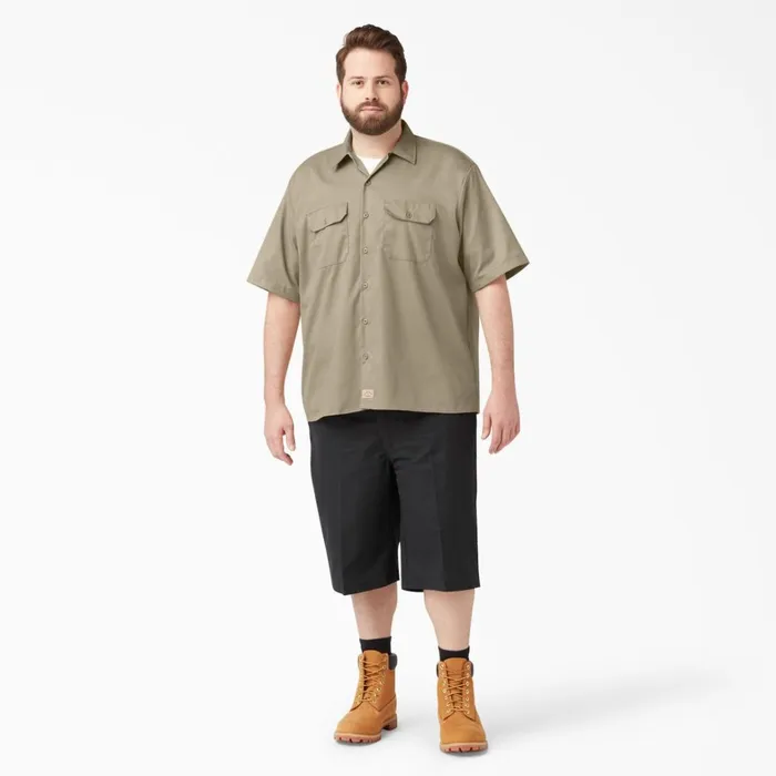 Dickies Work Shirts Relaxed Fit Short Sleeve Work Shirt Desert Sand Desert Sand ds 8211 Men Dickies Work Shirts Relaxed Fit Short Sleeve Work Shirt Desert Sand Desert Sand ds 8211 Men