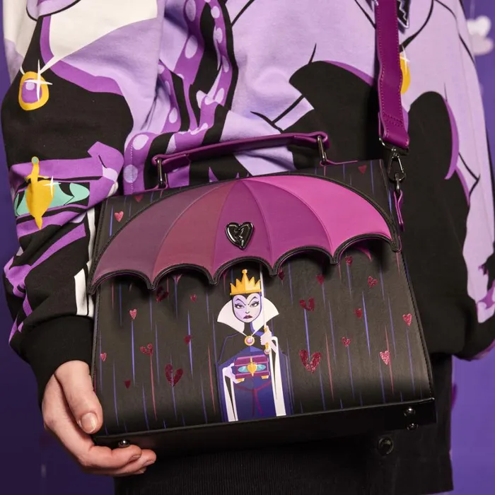 Disney Villains Curse Your Hearts Crossbody Bag Unisex Loungefly Crossbody Bags Disney Villains Curse Your Hearts Crossbody Bag Unisex Loungefly Crossbody Bags