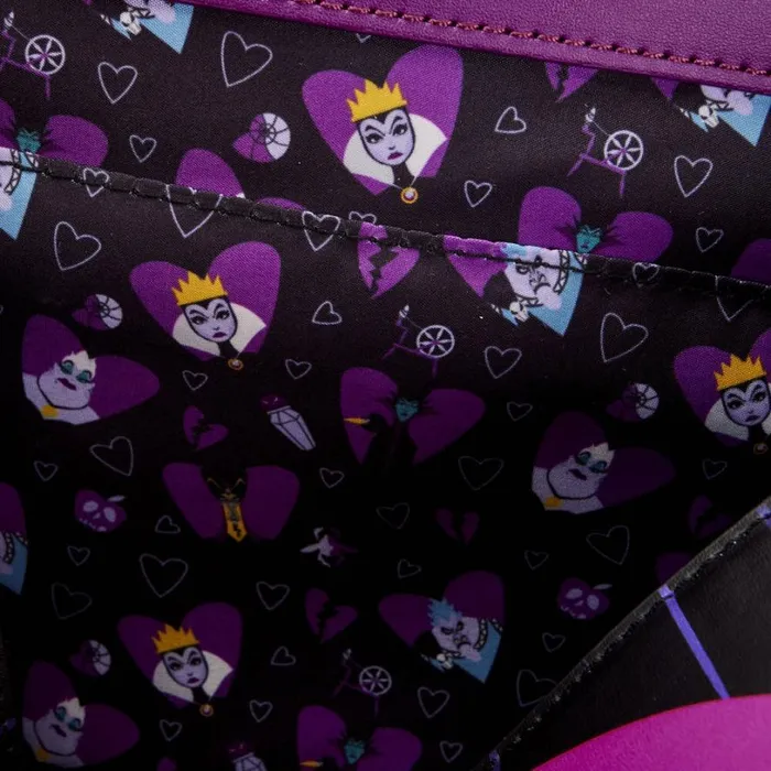 Disney Villains Curse Your Hearts Crossbody Bag Unisex Loungefly Crossbody Bags Disney Villains Curse Your Hearts Crossbody Bag Unisex Loungefly Crossbody Bags