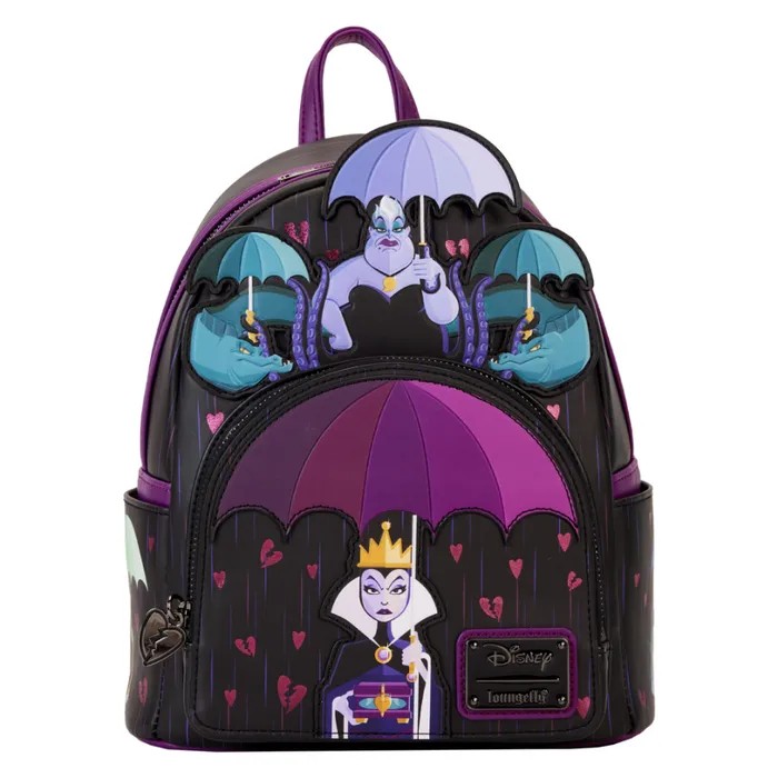 Disney Villains Curse Your Hearts Mini Backpack Unisex Loungefly Backpacks