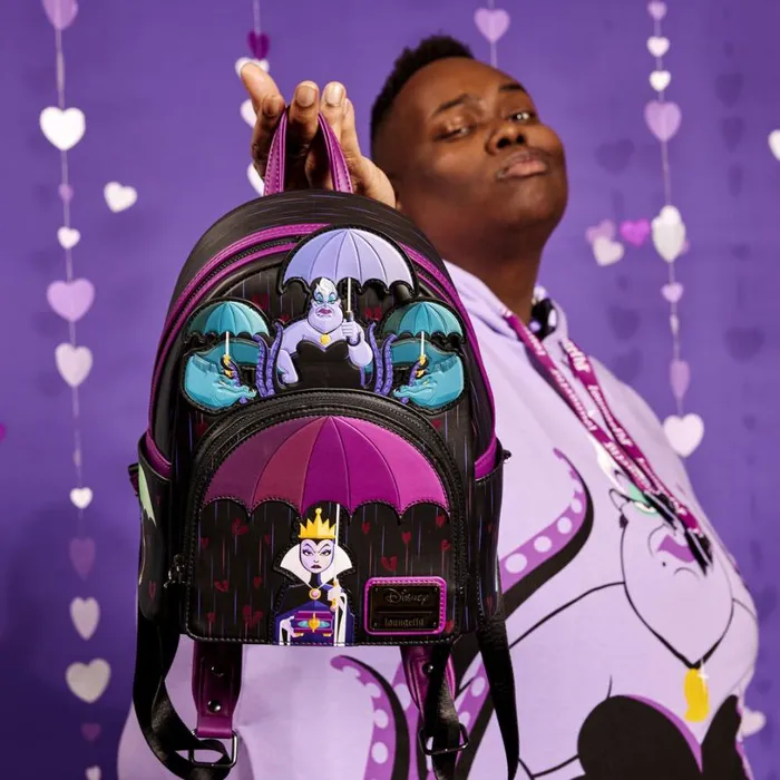 Disney Villains Curse Your Hearts Mini Backpack Unisex Loungefly Backpacks Disney Villains Curse Your Hearts Mini Backpack Unisex Loungefly Backpacks