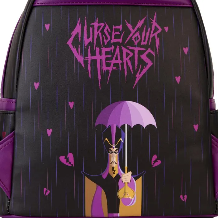 Disney Villains Curse Your Hearts Mini Backpack Unisex Loungefly Backpacks Disney Villains Curse Your Hearts Mini Backpack Unisex Loungefly Backpacks