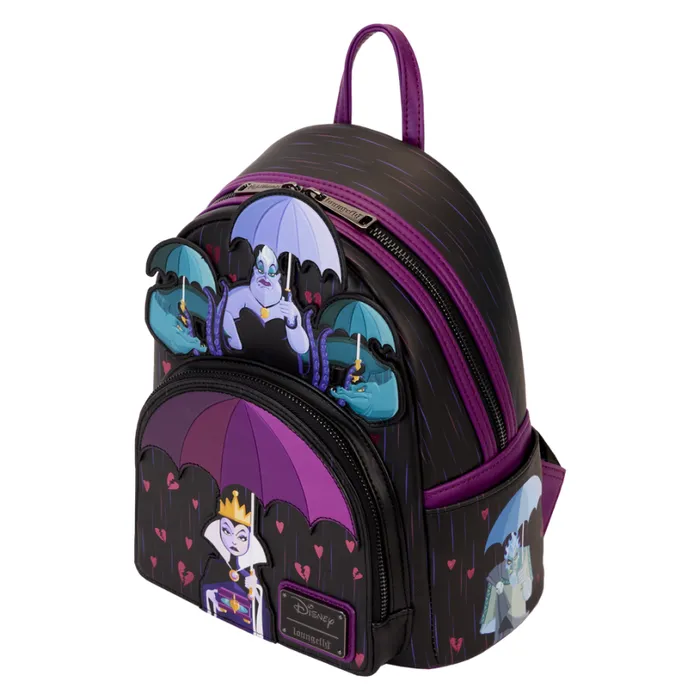 Disney Villains Curse Your Hearts Mini Backpack Unisex Loungefly Backpacks Disney Villains Curse Your Hearts Mini Backpack Unisex Loungefly Backpacks