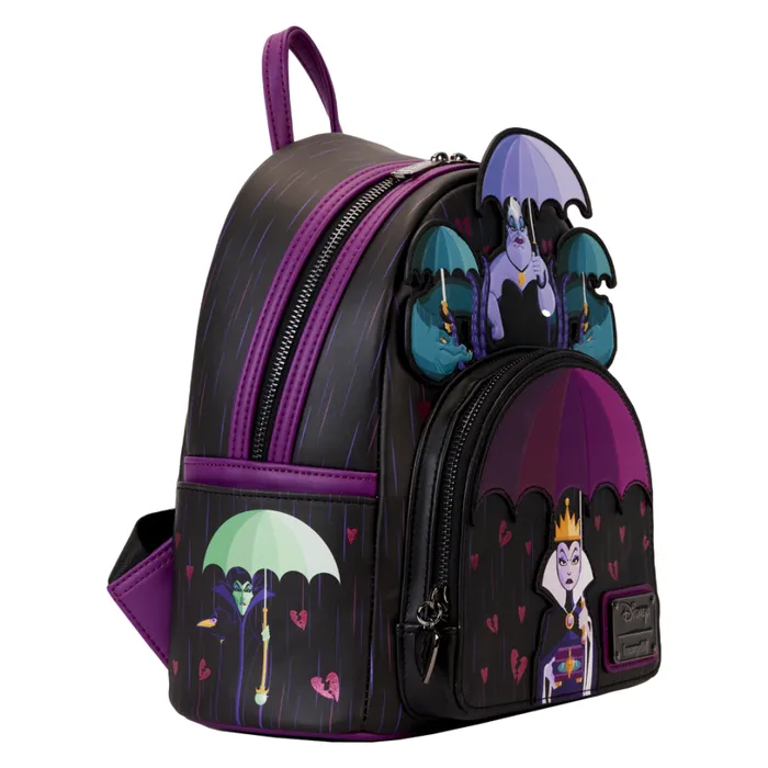 Disney Villains Curse Your Hearts Mini Backpack Unisex Loungefly Backpacks Disney Villains Curse Your Hearts Mini Backpack Unisex Loungefly Backpacks