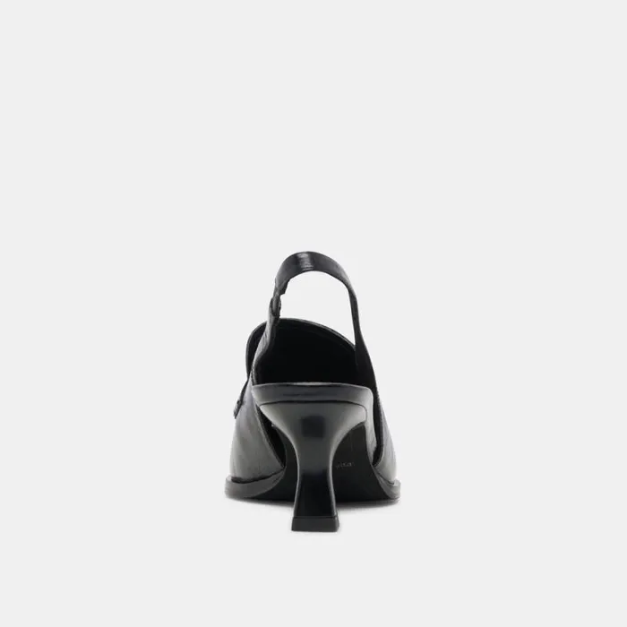 Dolce Vita Adele Heels Midnight Crinkle Patent Leather Women Heels