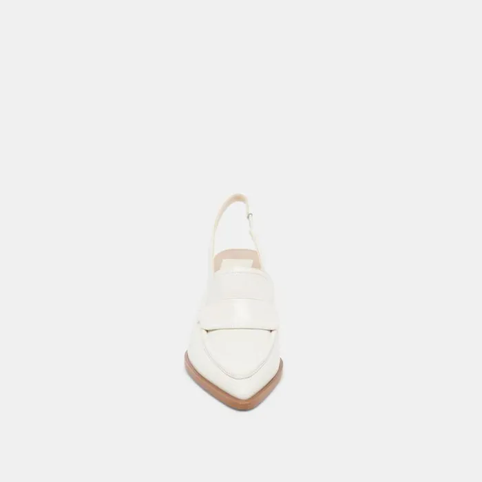 Dolce Vita Adele Heels White Crinkle Patent Leather Women Heels