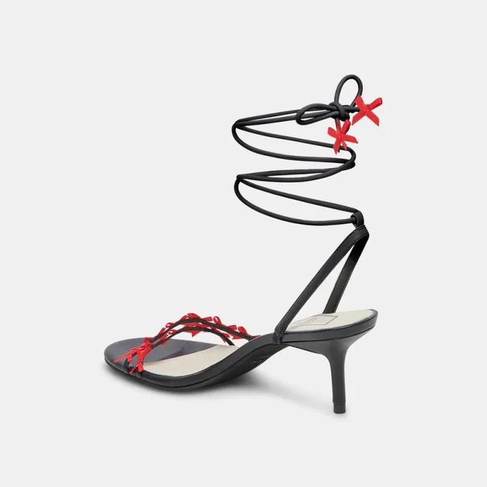 Dolce Vita Amelie Heels Black Multi Stella Women Sandals