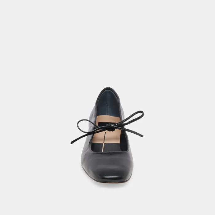 Dolce Vita Ardien Heels Midnight Crinkle Patent Women Flats and Loafers