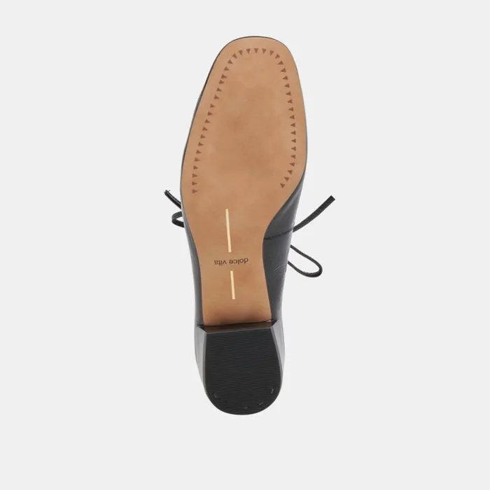 Dolce Vita Ardien Heels Midnight Crinkle Patent Women Flats and Loafers