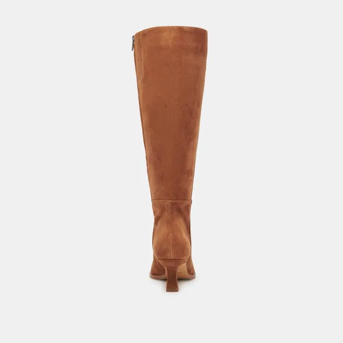 Dolce Vita Auggie Boots Brown Suede Women Boots and Booties
