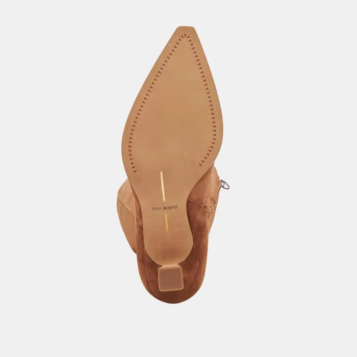 Dolce Vita Auggie Boots Brown Suede Women Boots and Booties
