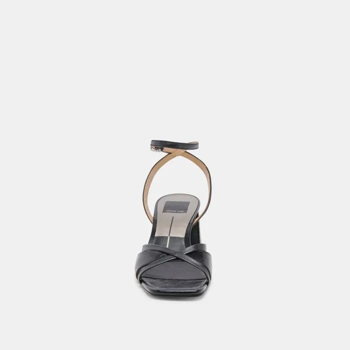 Dolce Vita Blakly Heels Midnight Crinkle Patent Women Heels