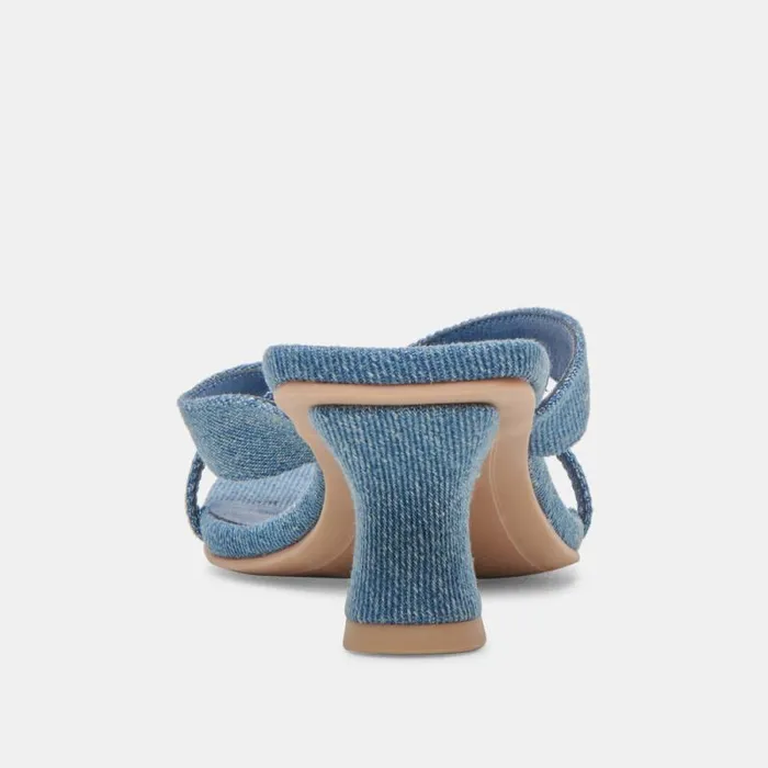 Dolce Vita Brevel Heels Blue Denim Women Heels