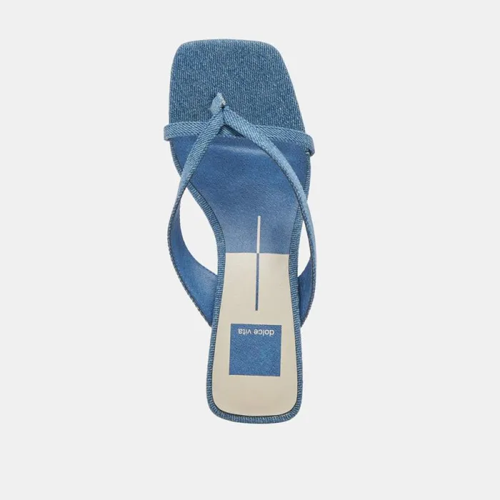 Dolce Vita Brevel Heels Blue Denim Women Heels