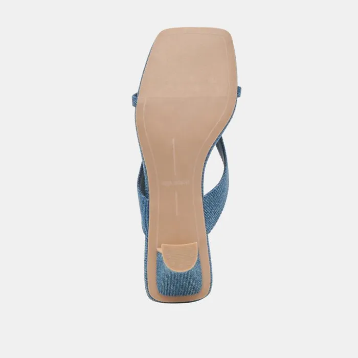Dolce Vita Brevel Heels Blue Denim Women Heels