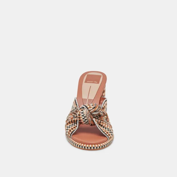 Dolce Vita Brilah Heels Tan Multi Woven Women Heels