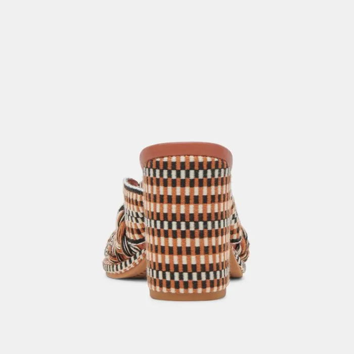 Dolce Vita Brilah Heels Tan Multi Woven Women Heels
