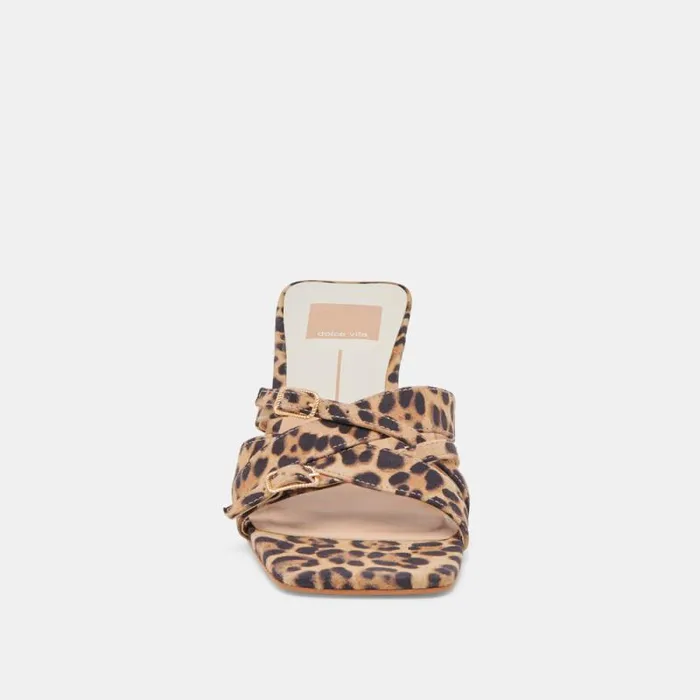 Dolce Vita Bryant Heels Dk Leopard Suede Women Heels