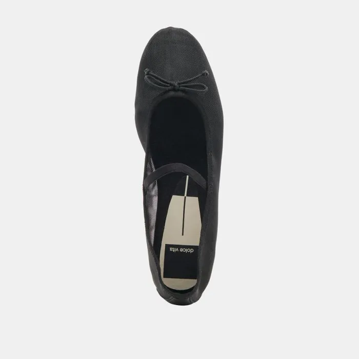 Dolce Vita Cadel Ballet Flats Onyx Mesh Women Flats and Loafers
